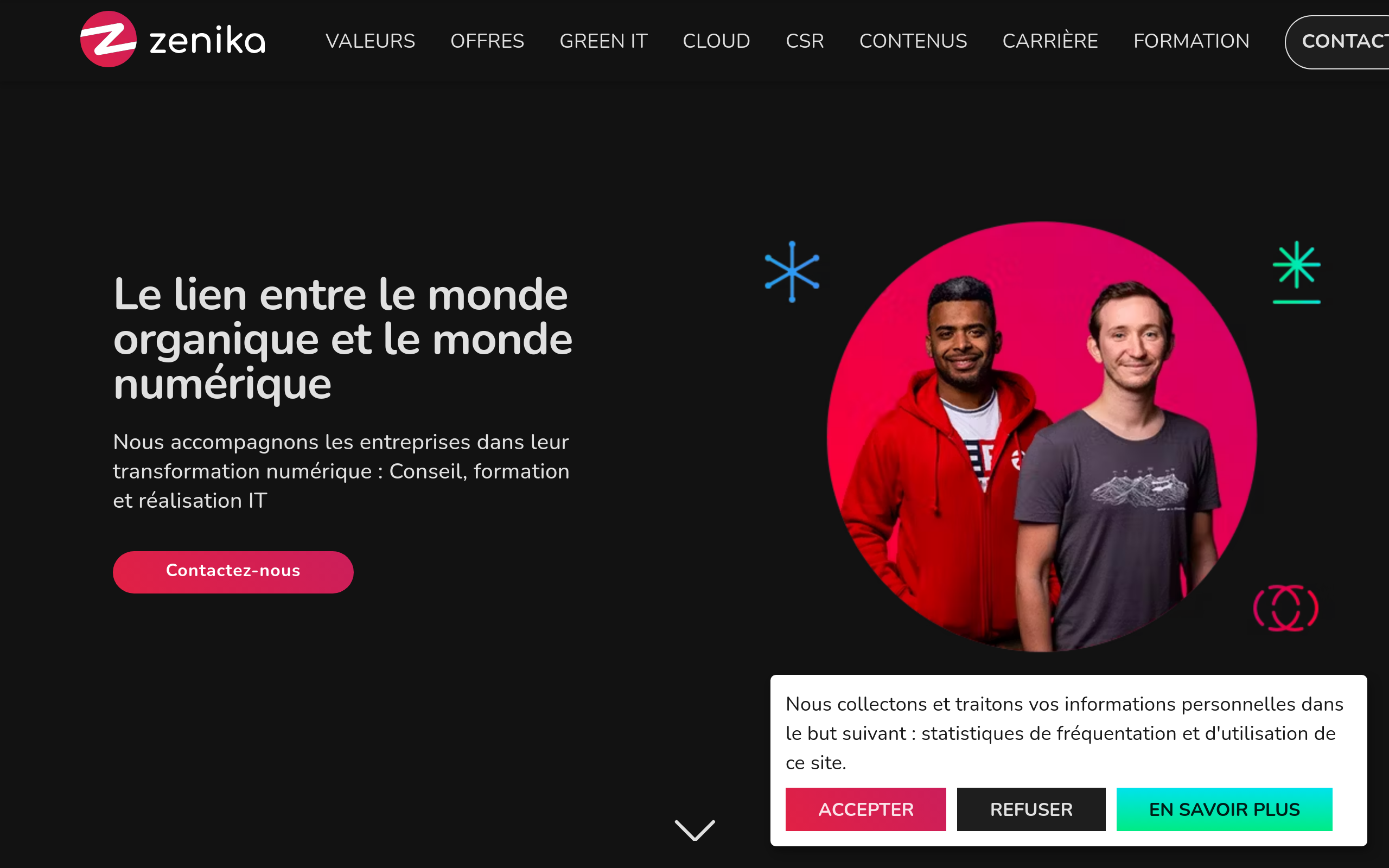 Copie d'écran de https://zenika.com/fr-fr